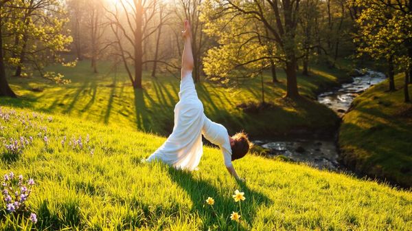 Découvrez le printemps : yoga en plein air et soins revitalisants